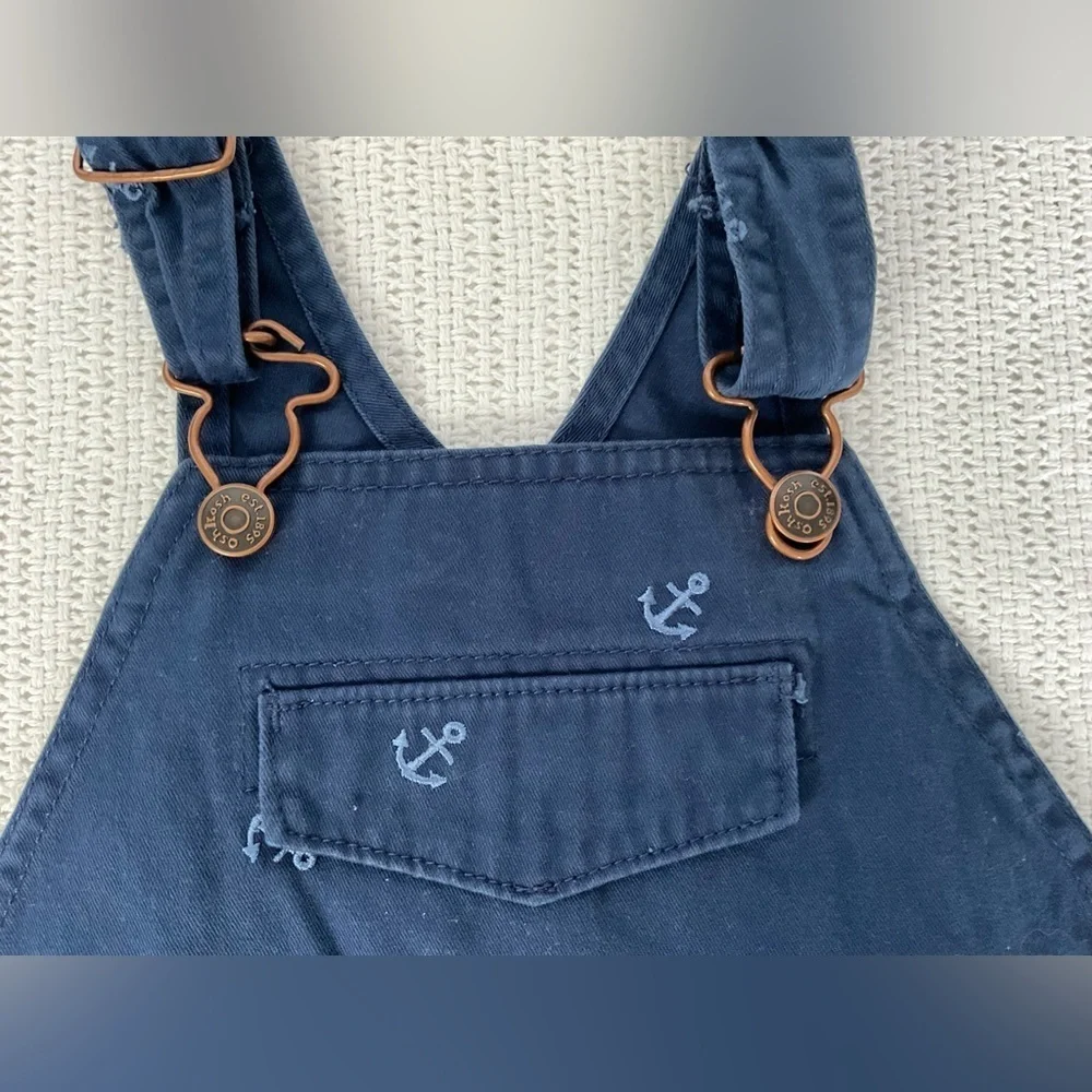 OshKosh B'gosh Blue Overalls with Adjustable Straps